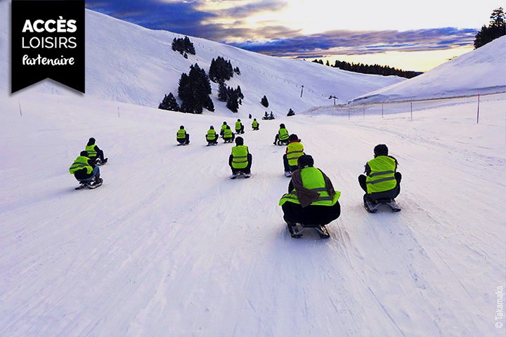 Night-time sledging activity