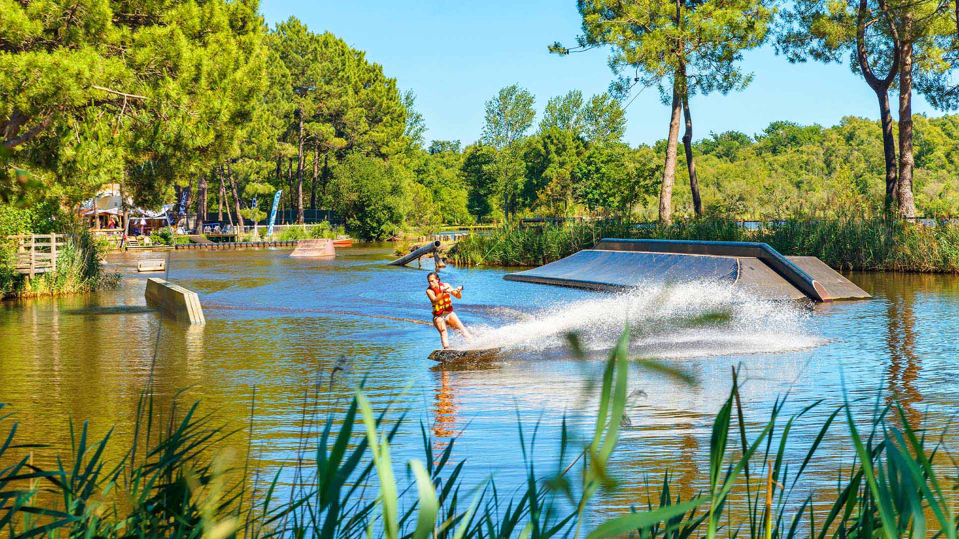 location vacances lacanau azureva gironde pole glisse wakeboard 2 